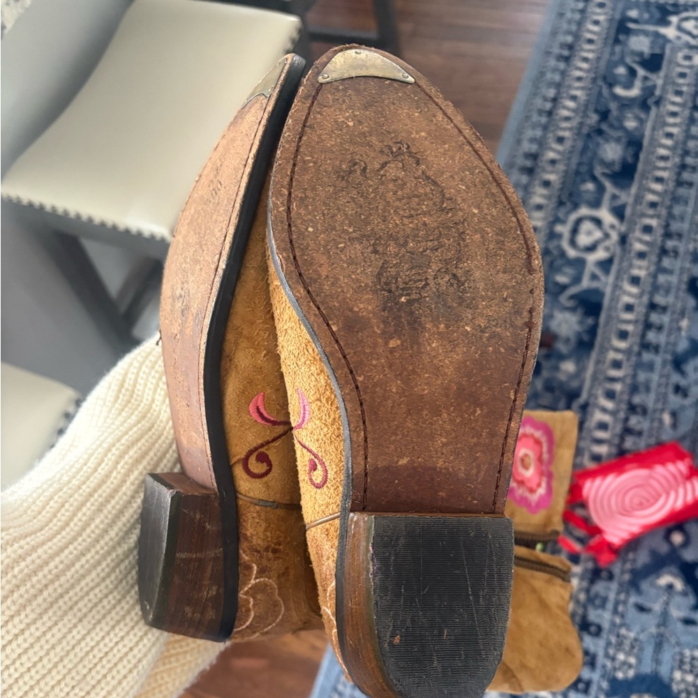Lucky Embroidered Floral Cowboy Boots - Picture 6 of 7